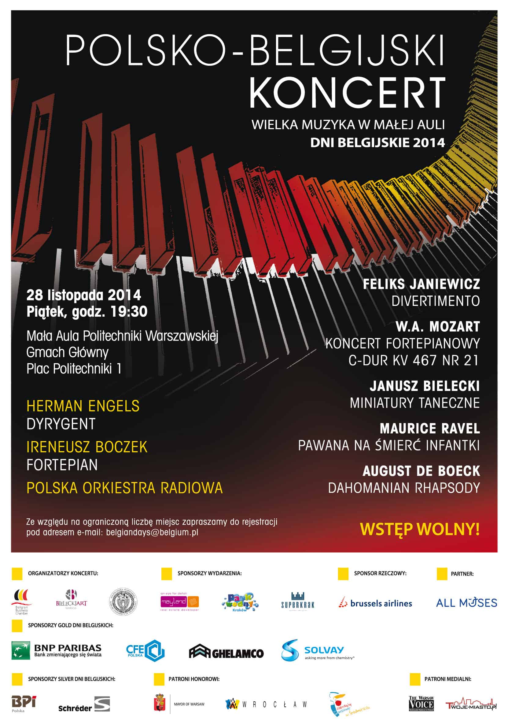Polsko-belgijski koncert w Warszawie